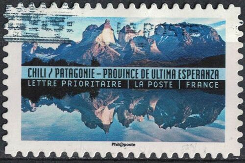 France 2017 Oblitéré Reflets Paysages Du Monde Chili Patagonie Province De Ultima Esperanza Y&t 1371 Su