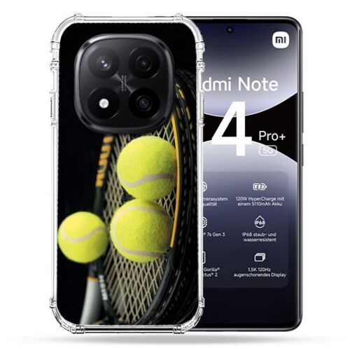 Coque Renforcée Pour Xiaomi Redmi Note 14 Pro Plus 5g Sport Tennis Balls