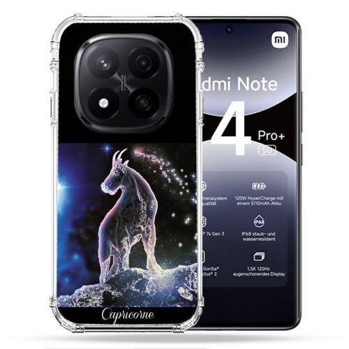 Coque Renforcée Pour Xiaomi Redmi Note 14 Pro Plus 5g Signe Zodiaque 2 Capricorne