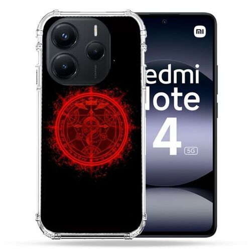 Coque Renforcée Pour Xiaomi Redmi Note 14 5g Manga Fullmetal Alchemist Logo