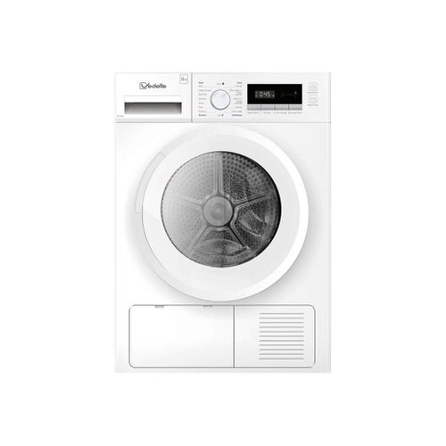 Sèche-linge Vedette SFV182C - 59.6x61.5x84.5 cm (lxpxh) - chargement frontal - blanc