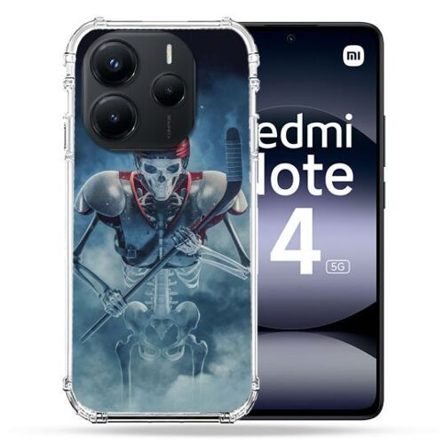 Coque Renforcée Pour Xiaomi Redmi Note 14 5g Sport Hockey Squelette