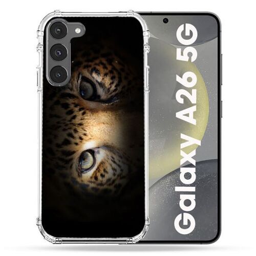 Coque Renforcée Pour Samsung Galaxy A26 5g Animal Leopard Yeux