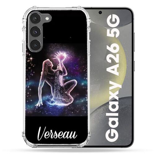 Coque Renforcée Pour Samsung Galaxy A26 5g Signe Zodiaque 2 Verseau