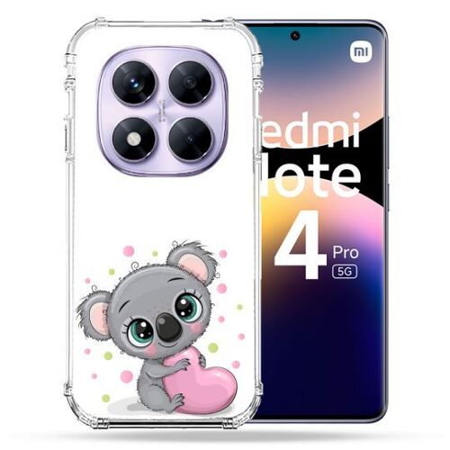 Coque Renforcée Pour Xiaomi Redmi Note 14 PRO 5G Animal Koala Coeur