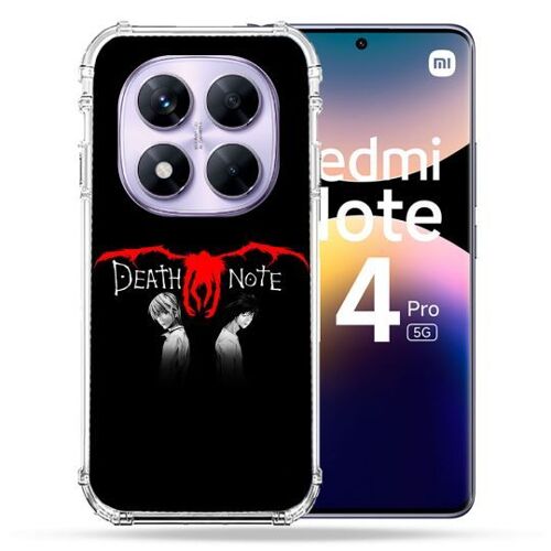 Coque Renforcée Pour Xiaomi Redmi Note 14 Pro 5g Manga Death Note Noir