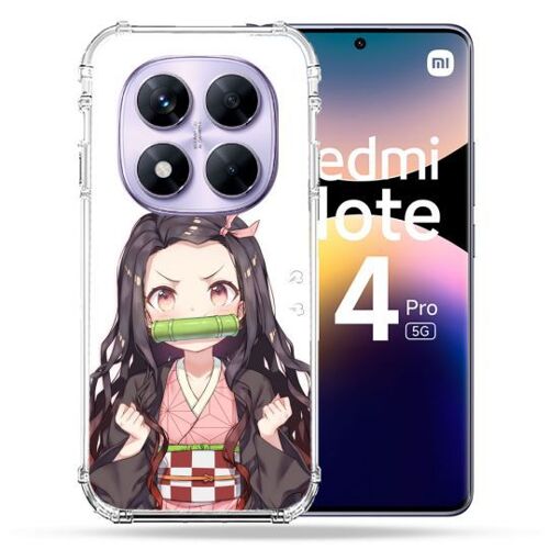Coque Renforcée Pour Xiaomi Redmi Note 14 Pro 5g Manga Demon Slayer Nezuko