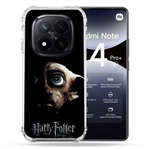Coque Renforcée Pour Xiaomi Redmi Note 14 Pro Plus 5g Harry Potter Hollows Dobby