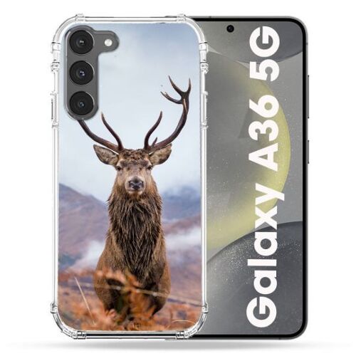 Coque Renforcée Pour Samsung Galaxy A36 5g Chasse Chevreuil Montagne