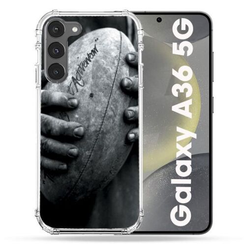 Coque Renforcée Pour Samsung Galaxy A36 5g Sport Rugby Ballon Vintage