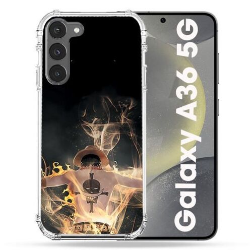 Coque Renforcée Pour Samsung Galaxy A36 5g Manga One Piece Ace Noir
