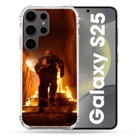 Coque Renforcée Pour Samsung Galaxy S25 Pompier Escalier