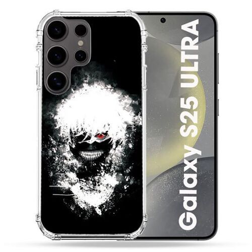 Coque Renforcée Pour Samsung Galaxy S25 Ultra Manga Tokyo Ghoul Kaneki Tag