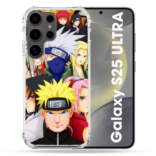 Coque Renforcée Pour Samsung Galaxy S25 Ultra Manga Naruto Team