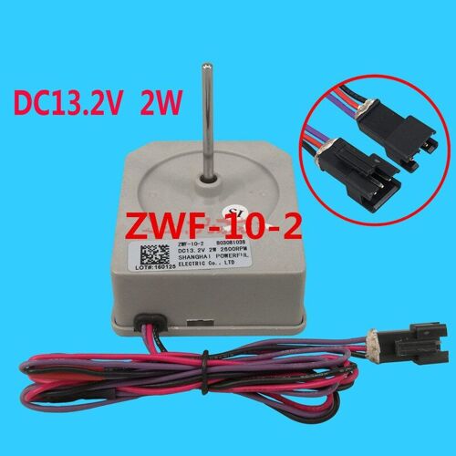 Moteur de ventilateur de réfrigérateur à double porte ZWF-10-2, 1 pièce, 2V, 2W, DC13