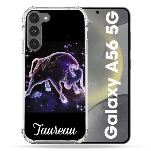 Coque Renforcée Pour Samsung Galaxy A56 5g Signe Zodiaque 2 Taureau