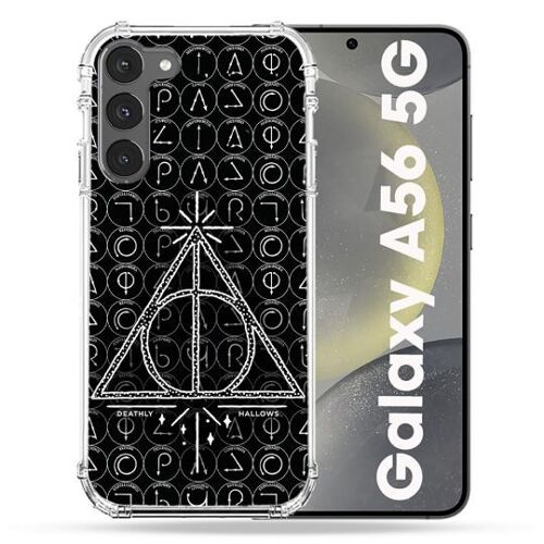 Coque Renforcée Pour Samsung Galaxy A56 5g Harry Potter Hollows Triangle Noir