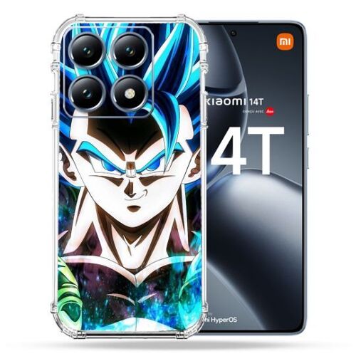 Coque Renforcée Pour Xiaomi 14t Pro Manga Dragon Ball Gogeta Visage