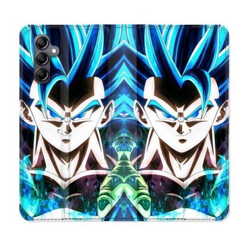 Housse Cuir Portefeuille Pour Samsung Galaxy A16 5g Manga Dragon Ball Gogeta Visage