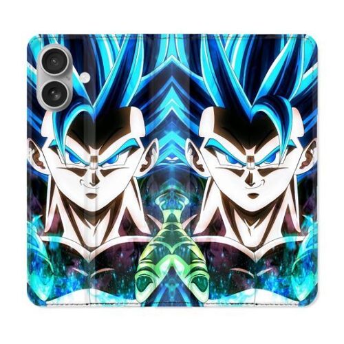 Housse Cuir Portefeuille Pour Samsung Galaxy A06 Manga Dragon Ball Gogeta Visage