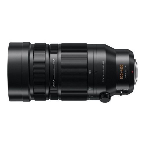 Objectif Leica DG Vario-Elmar H-RS100400 - Fonction Télé - 100 mm - 400 mm - f/4.0-6.3 ASPH. - Micro Four Thirds - pour Lumix DC-BGH1; Lumix G DC-G100, G110, G90, GF10, GF90, GH5M2, GH6, GH6L...