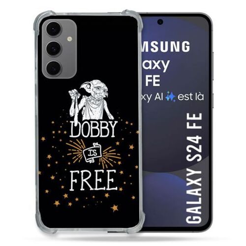 Coque Renforcée Pour Samsung Galaxy S24 Fe Harry Potter Dobby Free Noir