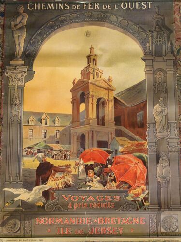 Affiche Normandie Bretagne