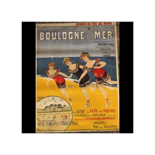 Affiche Boulogne Sur Mer