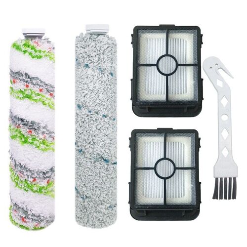 Jeu de filtres à brosse à rouleau pour aspirateur sec et humide Bissell, sans fil, série Max 2554A/2765Z/2767Z, 5 pièces