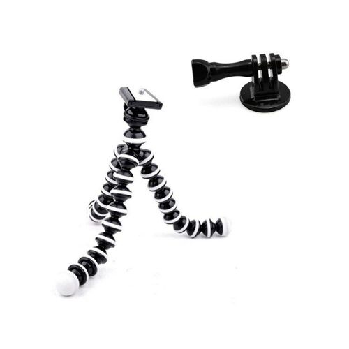 trépied 4 - trépied Flexible poulpe avec télécommande, caméra'action de petite taille, accessoire de bureau pour téléphone portable