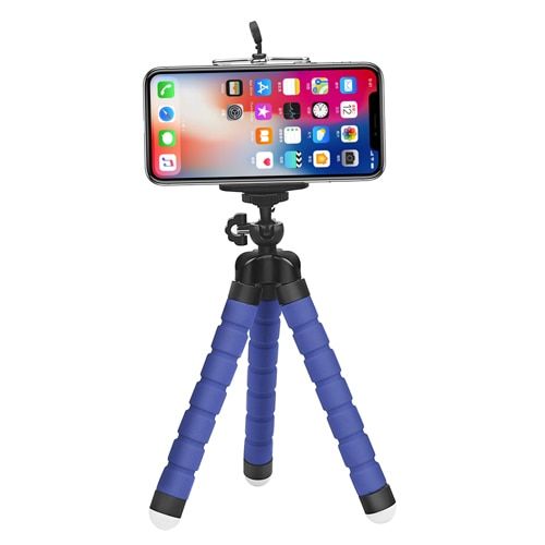 BL avec clip de téléphone - trépied Flexible poulpe pour GoPro 9 8 7 5, noir, Xiaomi Yi 4K Sjcam Dslr, support de téléphone, tablette, support pour Smartphone