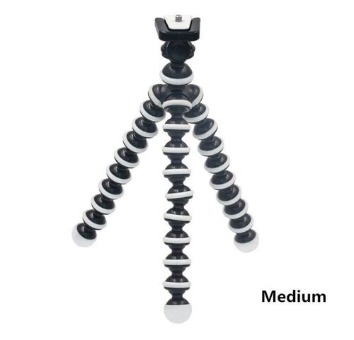 Taille m - Trépied Flexible, Mini Gorillapod monopode poulpe pour appareil photo numérique Gopro Canon Nikon téléphone portable