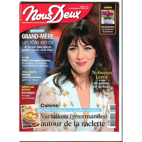 Nous Deux - N°3739 : Nolwenn Leroy : Sa Famille, C'est Sa Force
