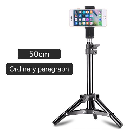 50 cm - trépied de photographie en métal, support'éclairage, téléphone portable, prise de vue professionnelle Stable pour Tik Youtube Tiktok Tok Vlog Live