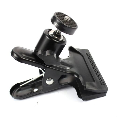 Pince à clips métallique - Support de tablette, anneau lumineux, tête de boule, trépied, photographie, lampe LED Selfie, Smartphone, Clip, pièces de rechange, accessoires