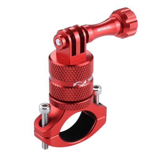 Rouge - support'adaptateur de Rotation à 360 degrés pour GoPro HERO10 9 noir/8 noir/Max/ HERO7 6/ DJI, vis de montage de guidon en aluminium