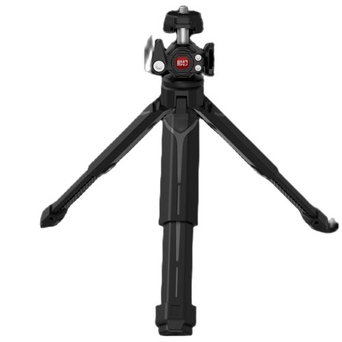 2 en 1 - Mini trépied avec chaussure froide pour Smartphone, Microphone, lumière LED, caméra SLR, Vlog, téléphone Sony, Canon, Vlog, réalisation de films en direct