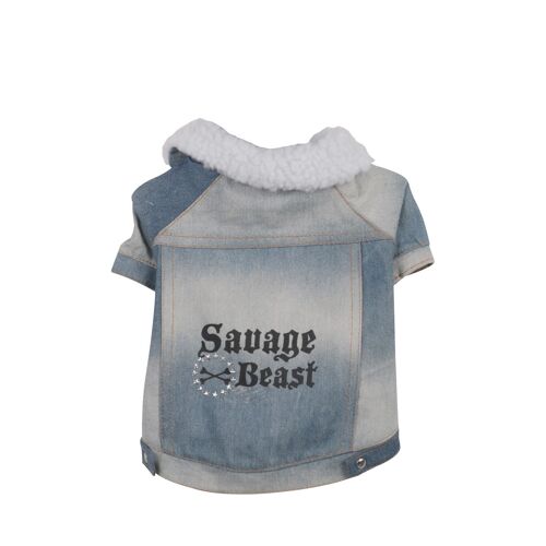Manteau Pour Chien Savage Beast - Taille M - Bleu