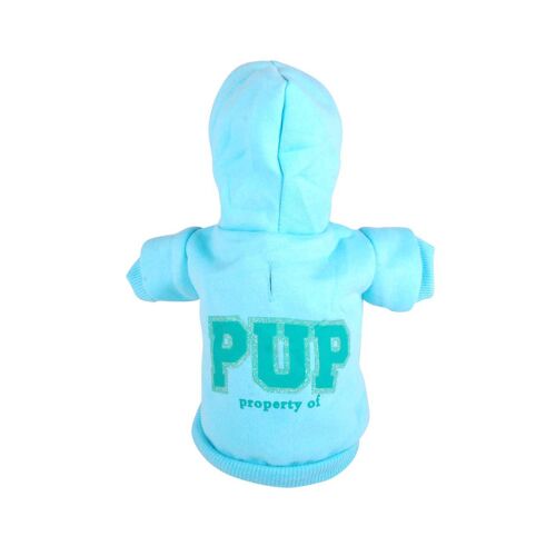 Sweat À Capuche Pour Chien Pup - Taille S - Bleu