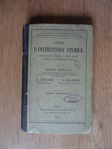 Cours D'instruction Civique Cours Supérieur