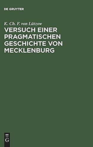 Versuch Einer Pragmatischen Geschichte Von Mecklenburg