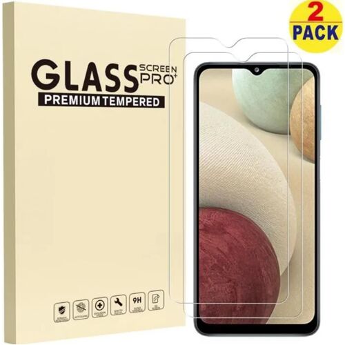2 Pièces Pour Samsung A12 Protection Écran En Verre Trempé Samsung Galaxy A12 (6.5")