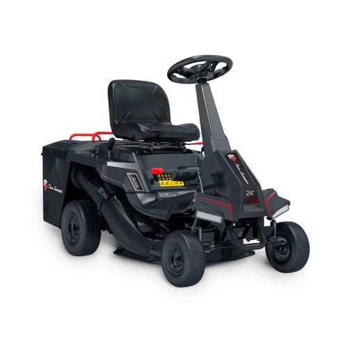 Tracteur Tondeuse Thermique Autoportee Essence 7CV 224Cm3 4 Vitesses + 1 Mulching Ejection laterale Lamborghini