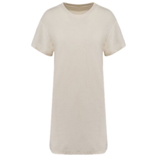 Robe Écoresponsable En Éponge - Femme - Pat5028 - Beige Ivoire