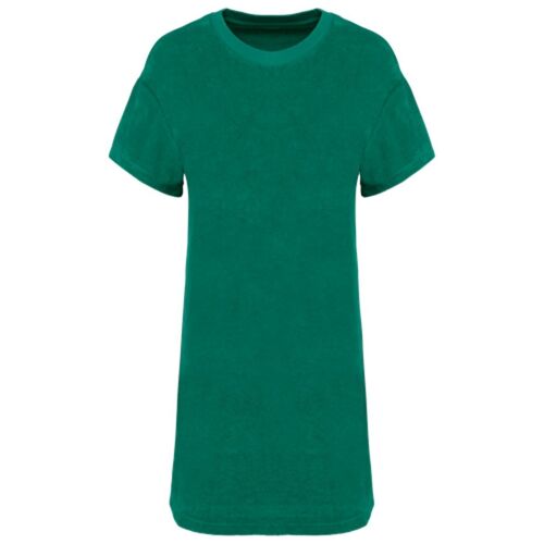 Robe Écoresponsable En Éponge - Femme - Pat5028 - Vert Malachite