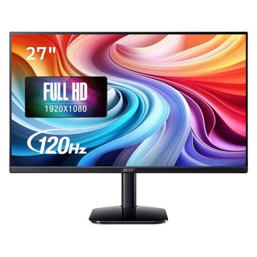 Acer KA272 G0bi - KA2 Series - écran LCD - 27" - 1920 x 1080 Full HD (1080p) @ 120 Hz - 250 cd/m² - 1 ms - HDMI, VGA - noir