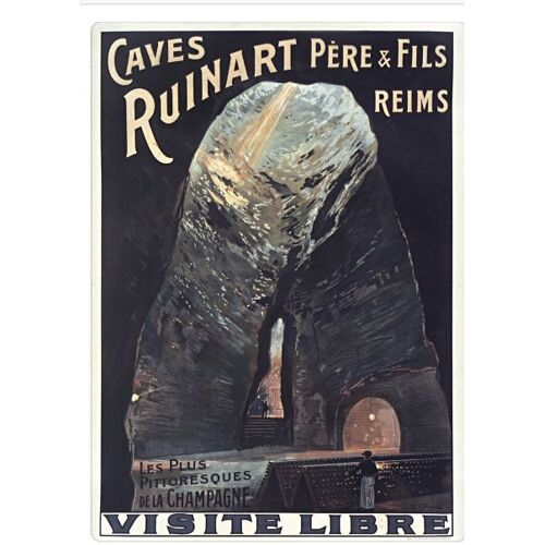 Affiche Cave Ruinart Reims