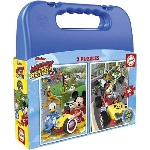 Educa Mallette 2x20 Mickey Top Départ
