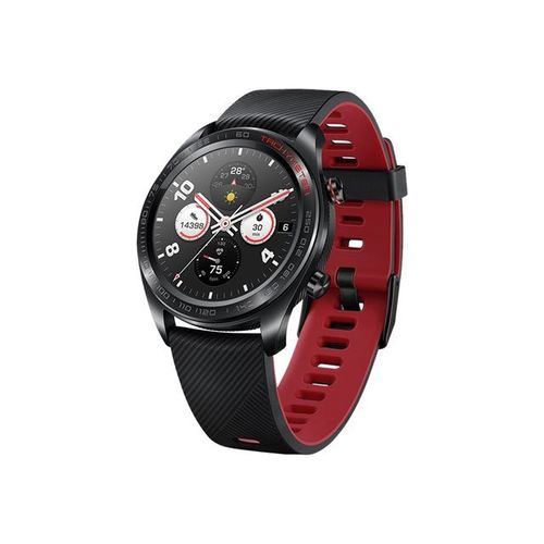 HONOR Watch Magic - Noir météorite - Montre connectée avec bracelet - noir lave - affichage 1.2" - Bluetooth, NFC - 32.5 g