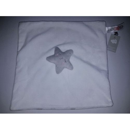 Doudou Plat Étoile Primark Blanc Gris Nuage Soft Toys Naissance Enfant Peluche Bébé Eveil